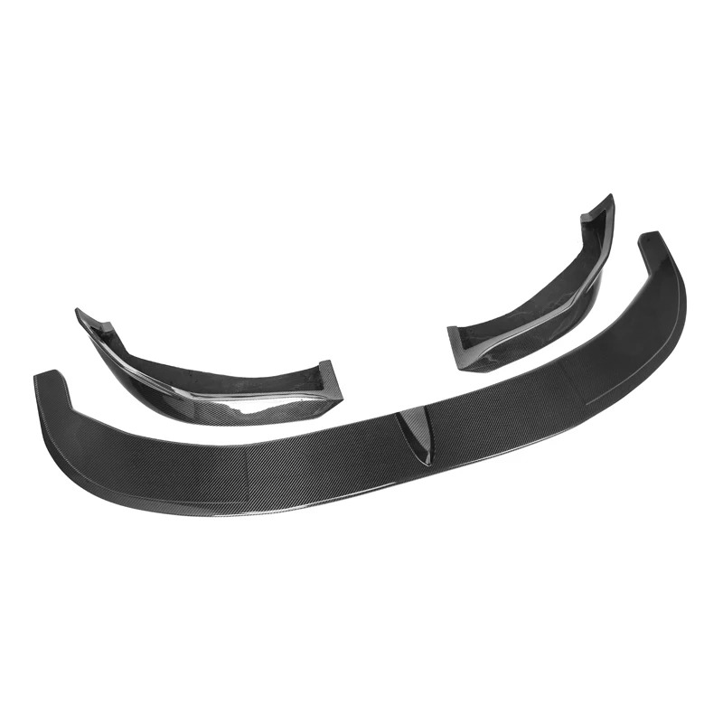 Real Carbon Fiber AC Style Front Lip for  F90 M5 Pre-LCI 2018-2019 with High Gloss UV Protection and Lightweight Design
